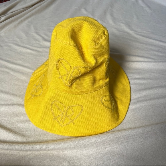 Kerri Rosenthal Yellow Sunny Daze Hat Cotton NWOT main image 4